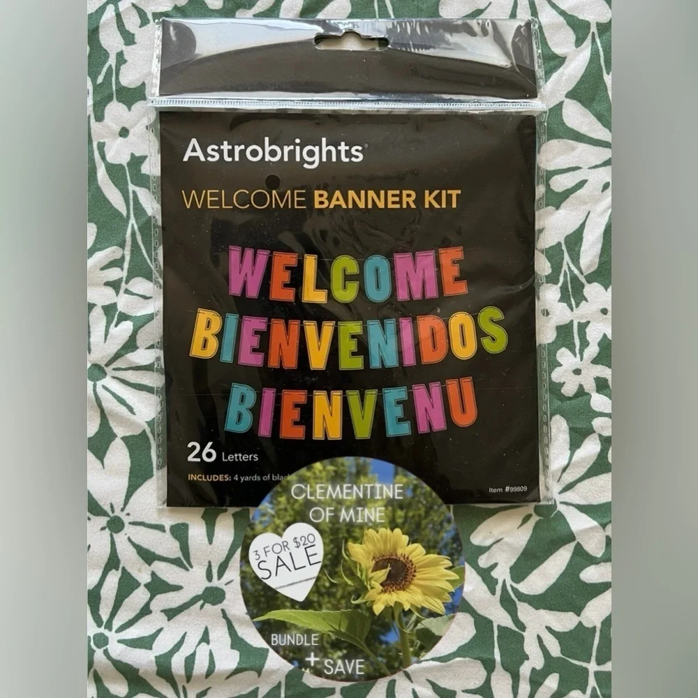 Welcome Banner Multilingual Kit - Multicolor